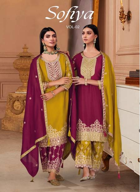 Sofia Vol 2 By Adans Libas Heavy Embroidered Designer Salwar Suits Wholesale Price In Surat